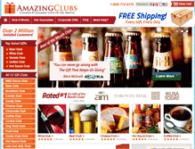 Tablet Screenshot of amazingclubs.ca